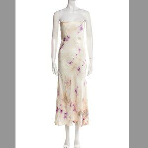 ALEXIS Tie Dye Strapless Dress - Size S